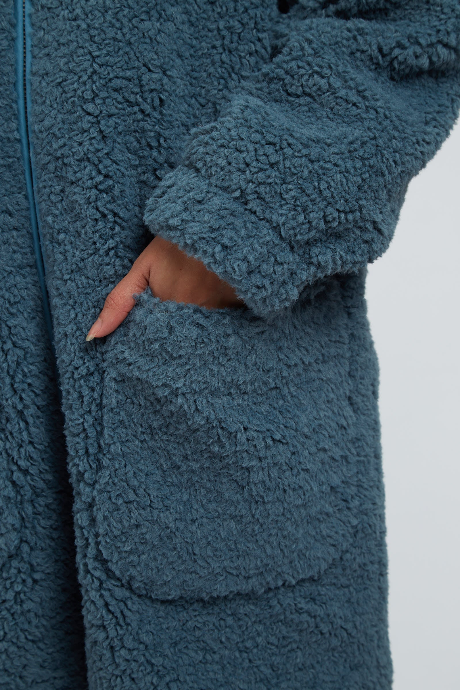 Louche Aldora Coat - Teal - Image 4