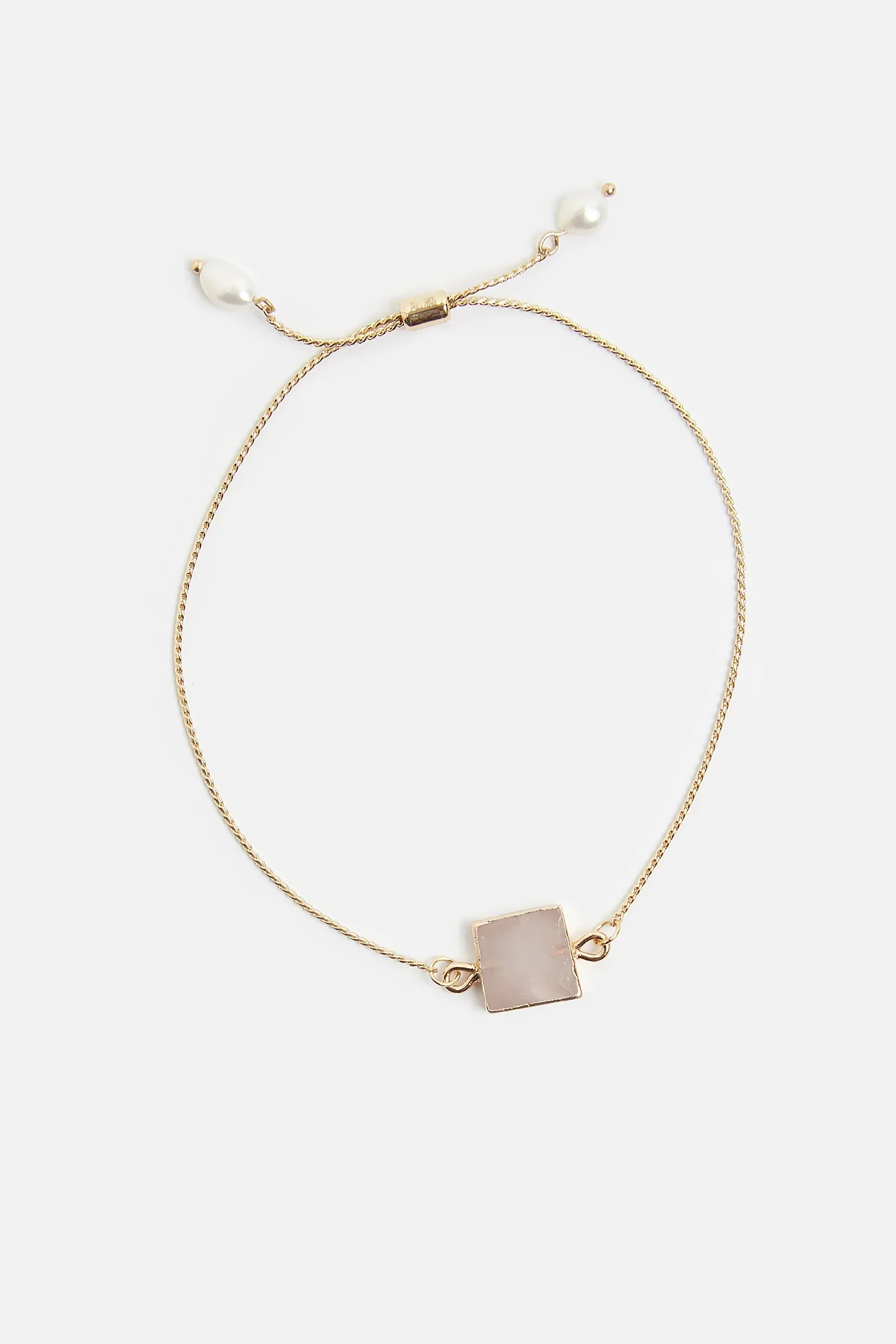 Louche Avondale Gemstone Bracelet in Pink - Image 2