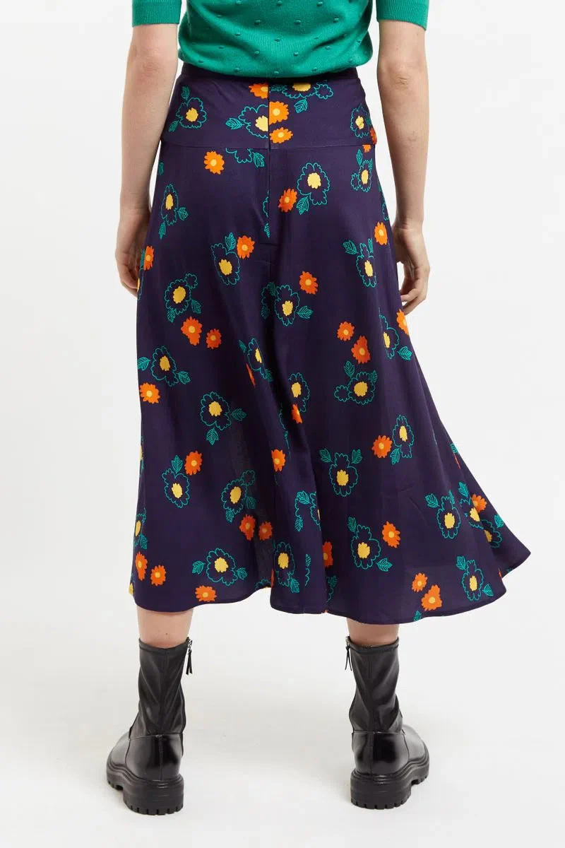 Louche Barney Clarice Floral Print Midi Skirt - Image 2