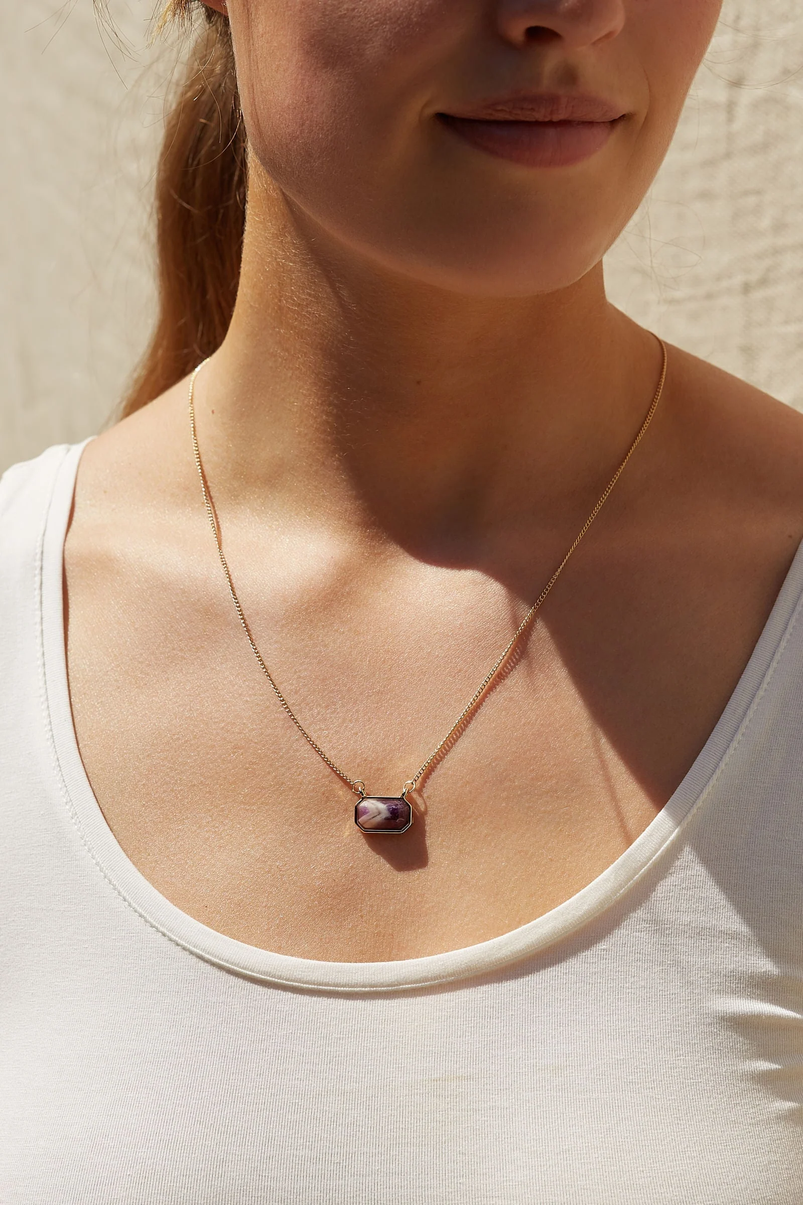 Louche Bisbee Quartz Gemstone Necklace - Image 2