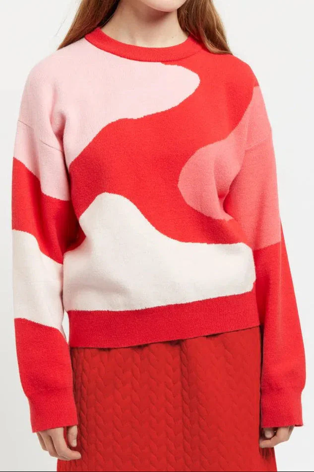 Louche Delaney Swirl Design Sweater - Image 2
