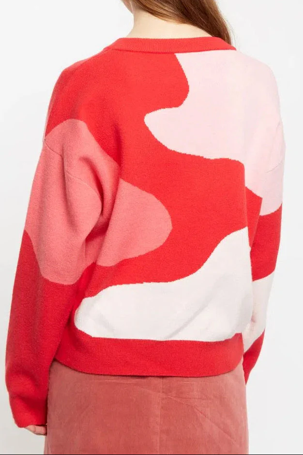 Louche Delaney Swirl Design Sweater - Image 3