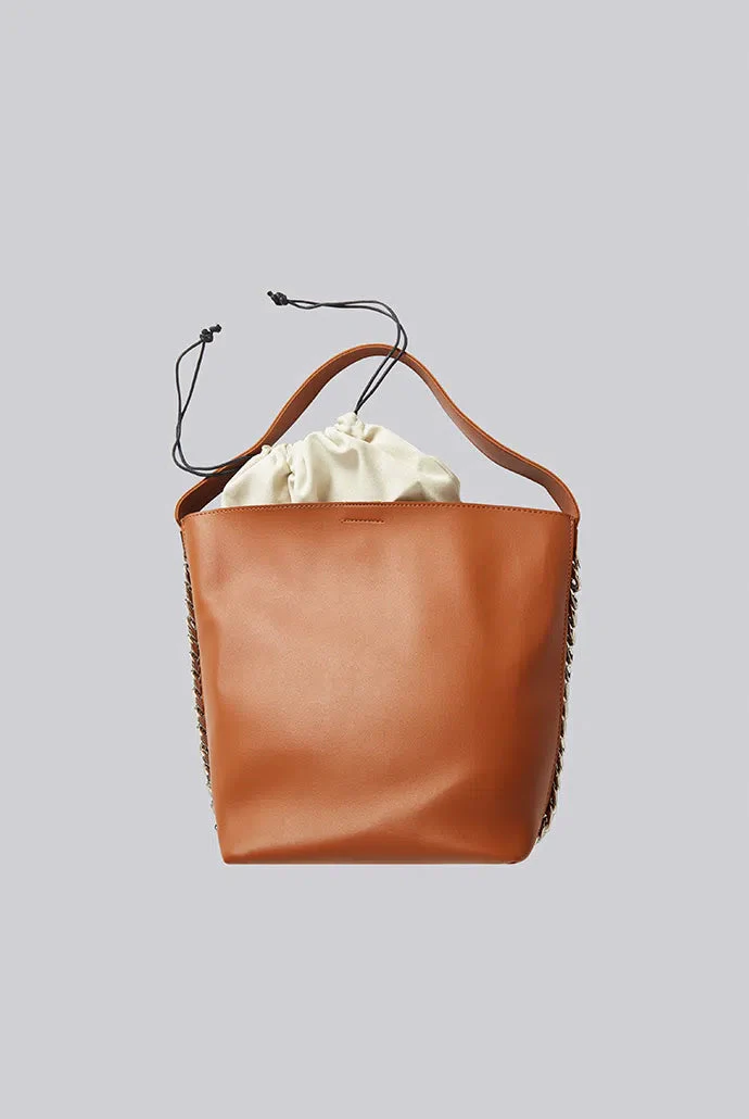 Louche Gorliss Chain Shoulder Bag - Brown - Image 2