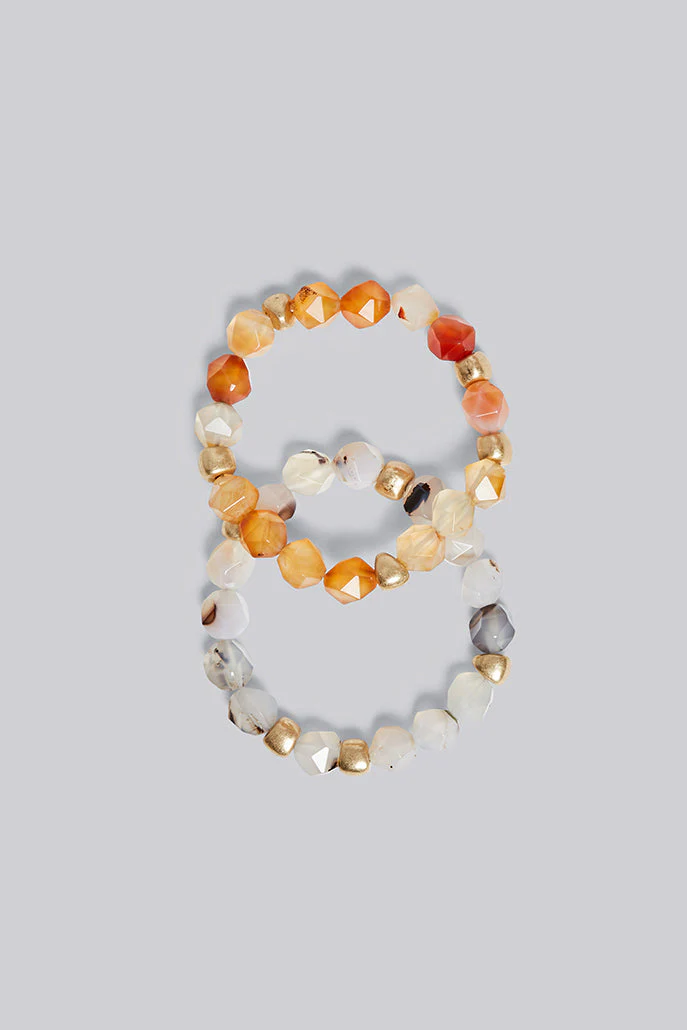 Louche Hope Natural Agate Bracelets - Image 2