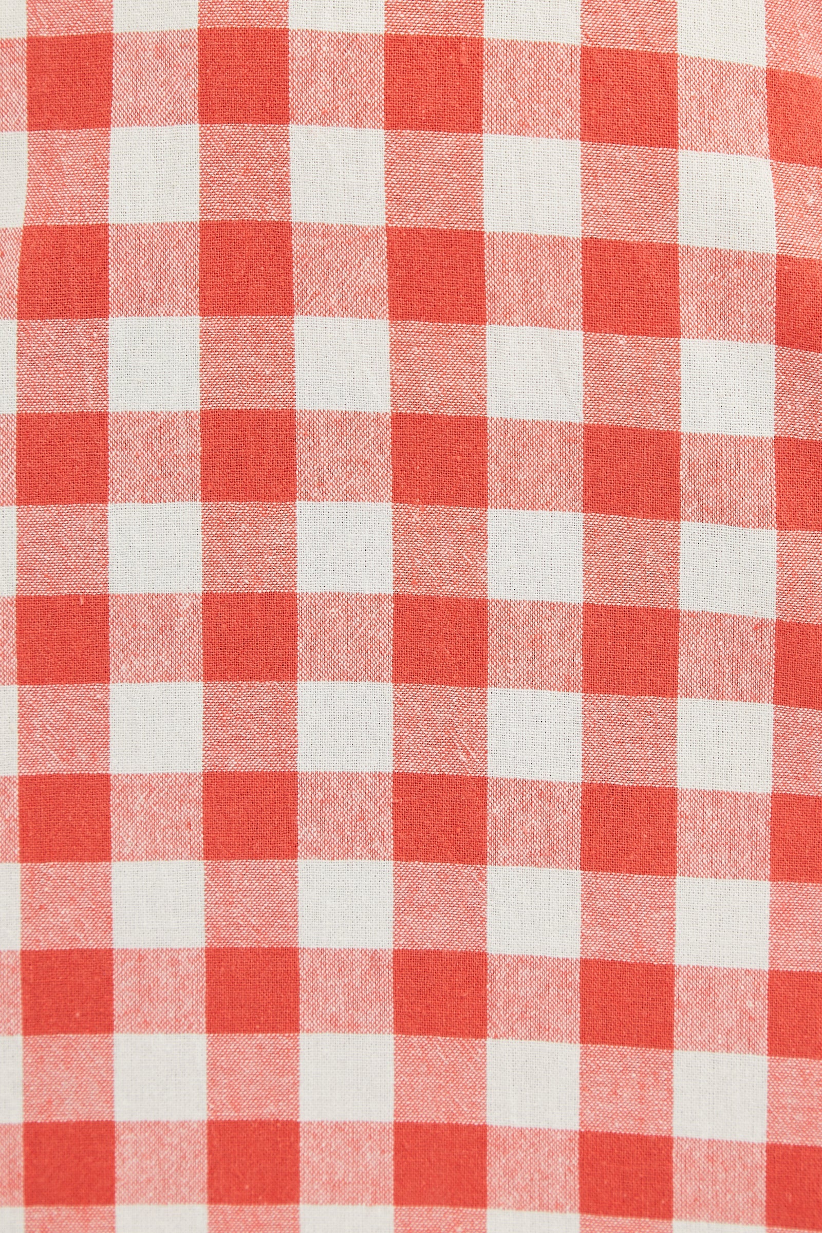 Louche Kare Picnic Check Cap Sleeve Mini Dress In Red - Image 6