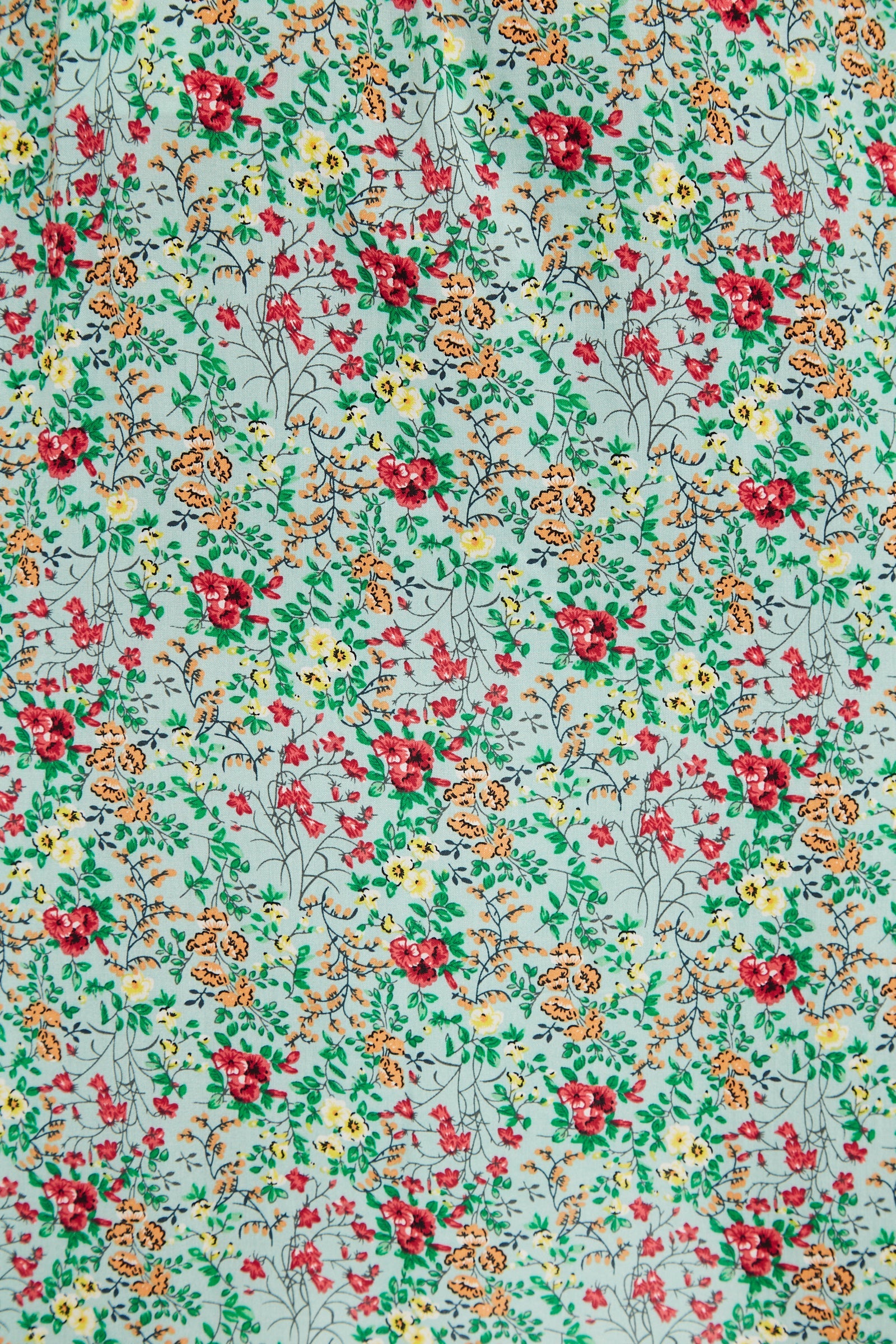 Louche Mara Flower Show Print Ruffle Hem Wrap Midi Skirt - Image 5