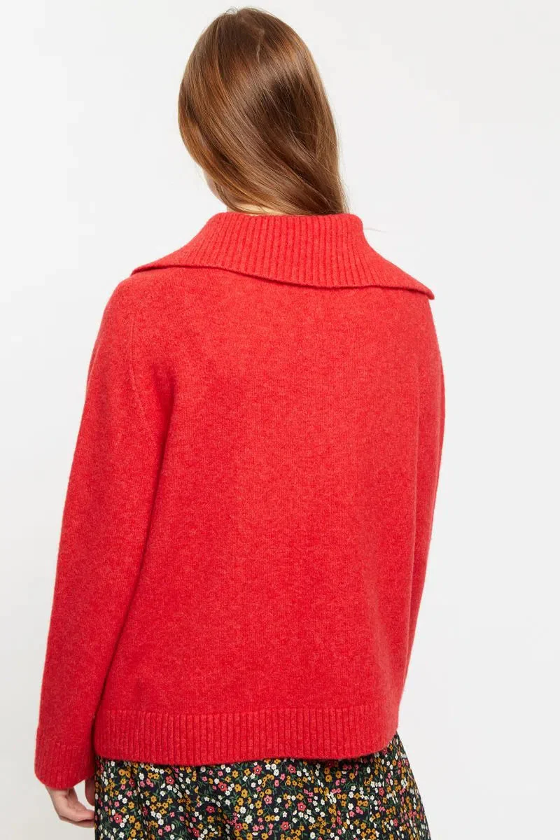 Louche Margina Collared 2 Pocket Sweater - Image 2