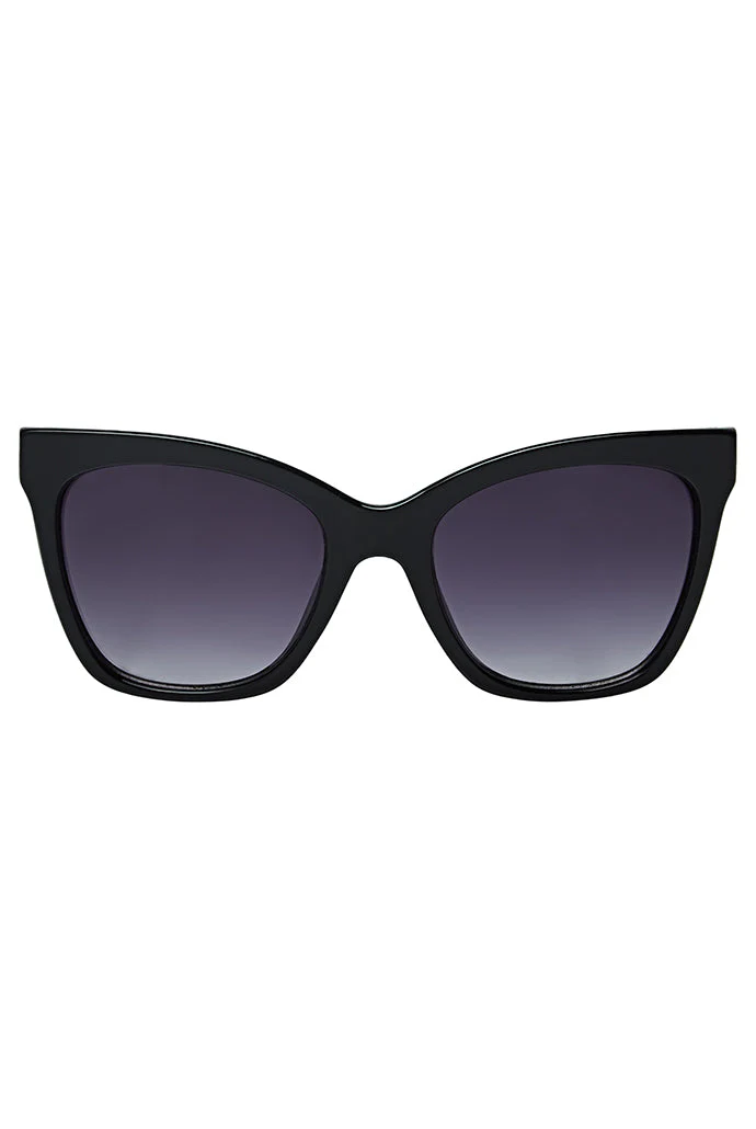 Louche Nikki Sunglasses - Black - Image 2