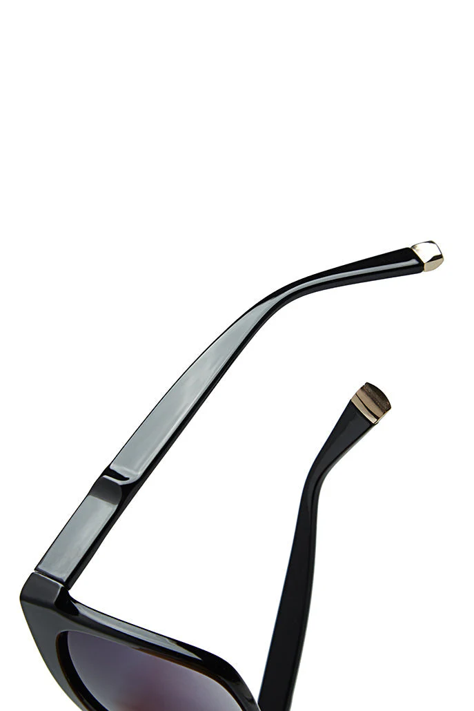 Louche Nikki Sunglasses - Black - Image 4