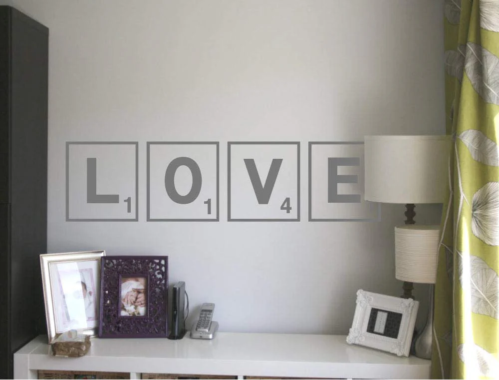 Love Scrabble Letters For Wall - Image 5