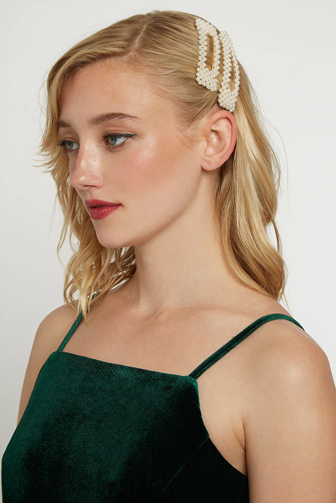 Lubin Velvet Cami Midi Dress - Green - Image 5