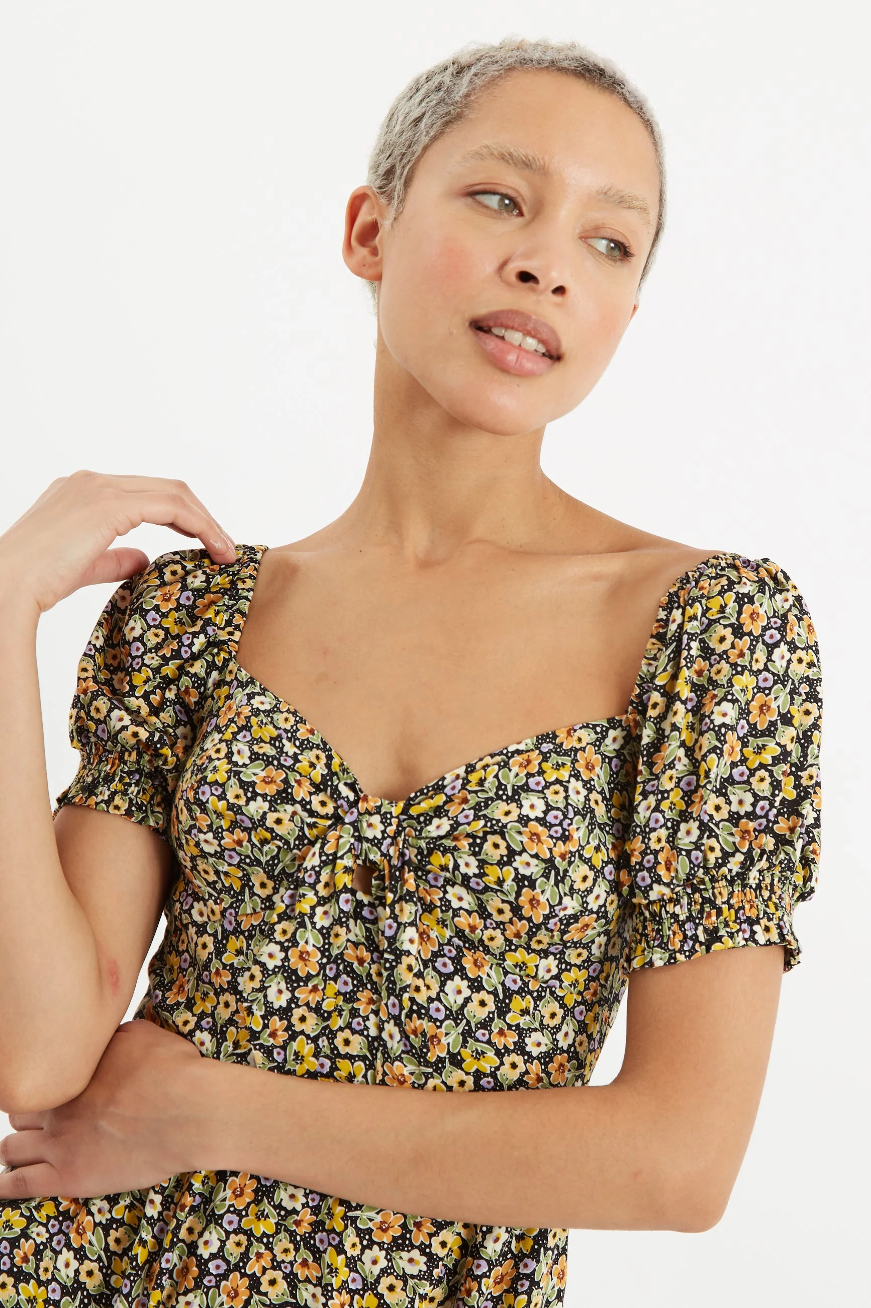 Luiza Santa Fe Floral Mini Dress - Image 4