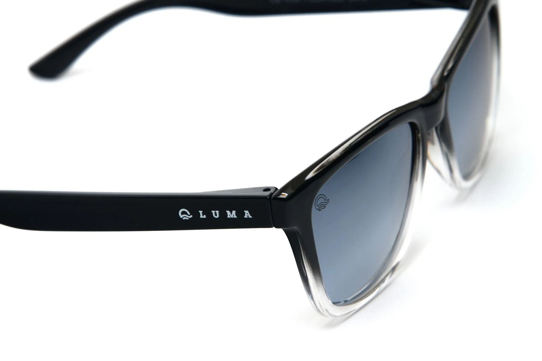 Luma Sunglasses - Harlyn - Clear/Black - Image 2
