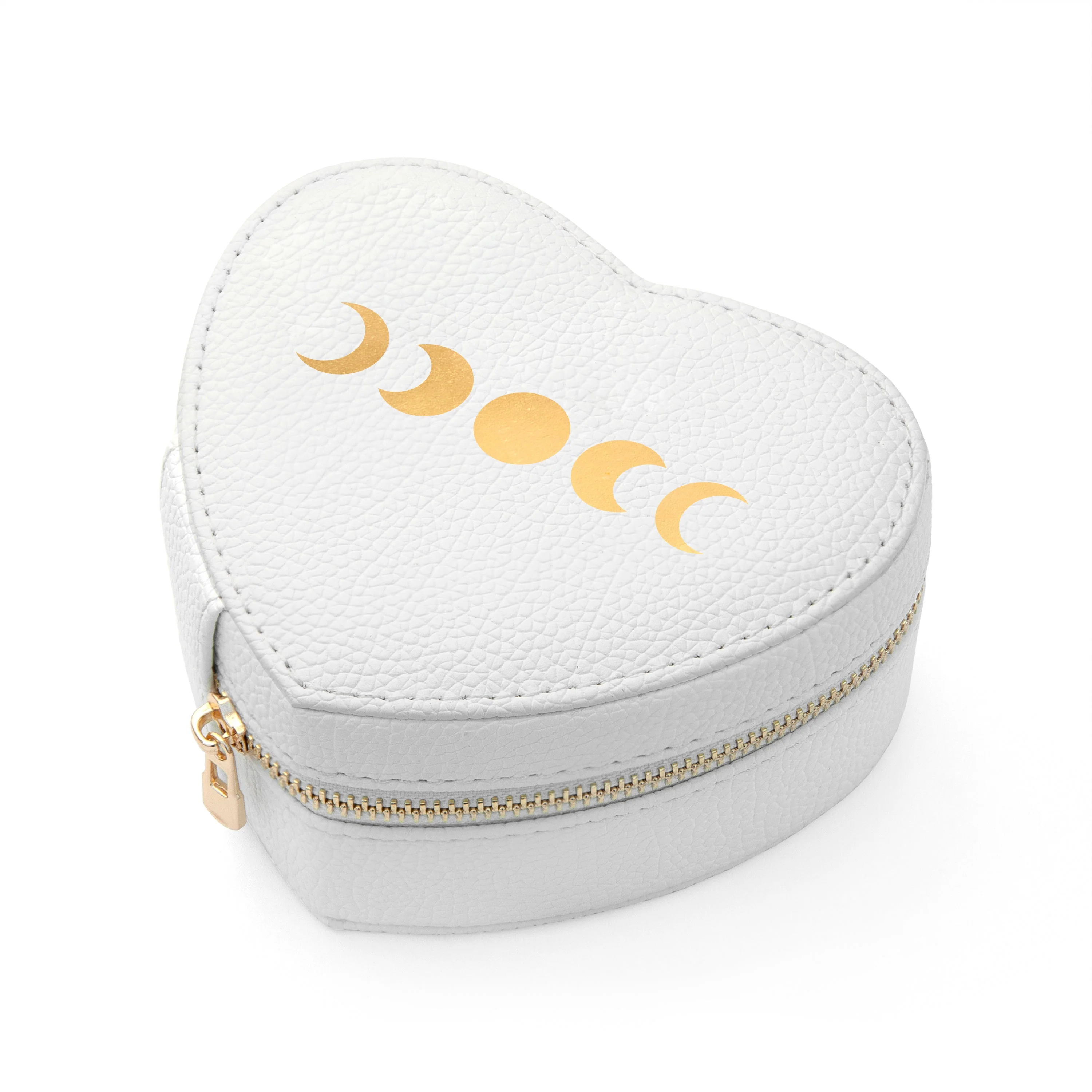 Lunar Phase White Heart Jewellery Case - Image 10