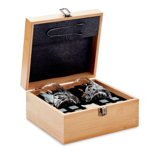 Luxury Bamboo Gift Set - 2 Tumblers in Bamboo Box