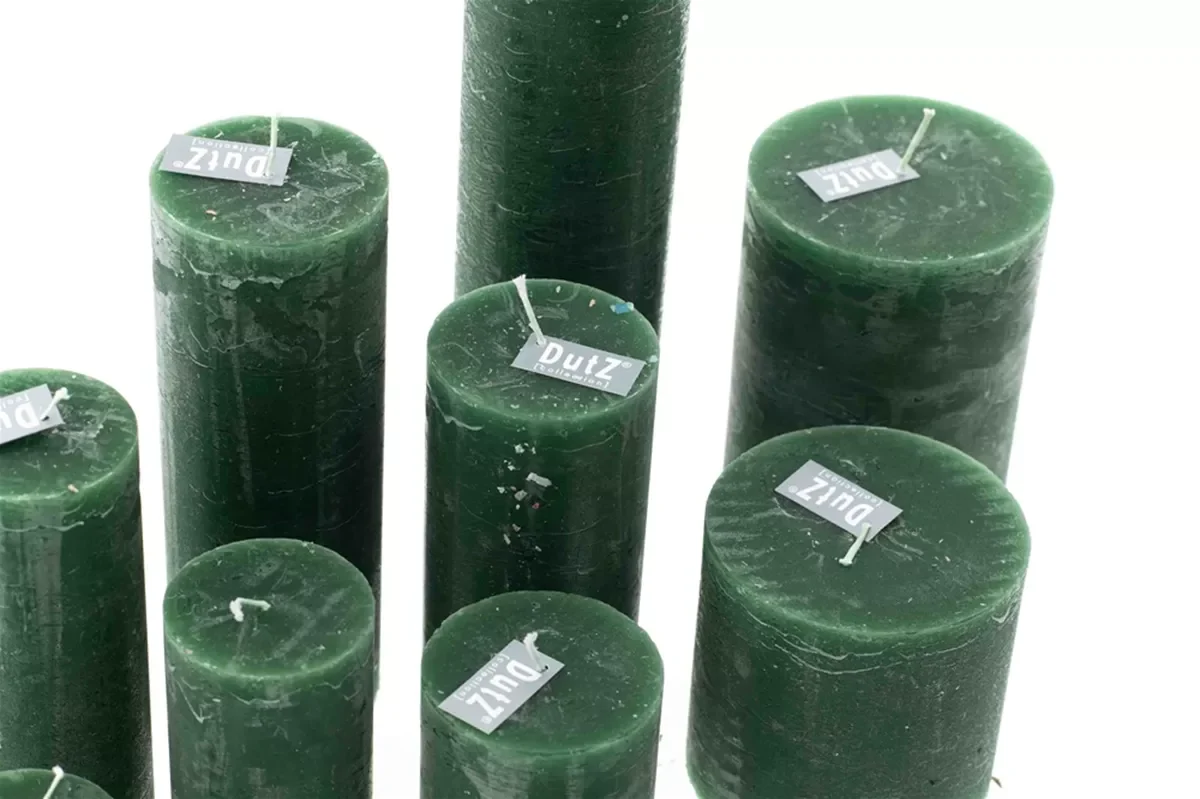 LUXURY RUSTIC CANDLE - DARKGREEN - Image 2
