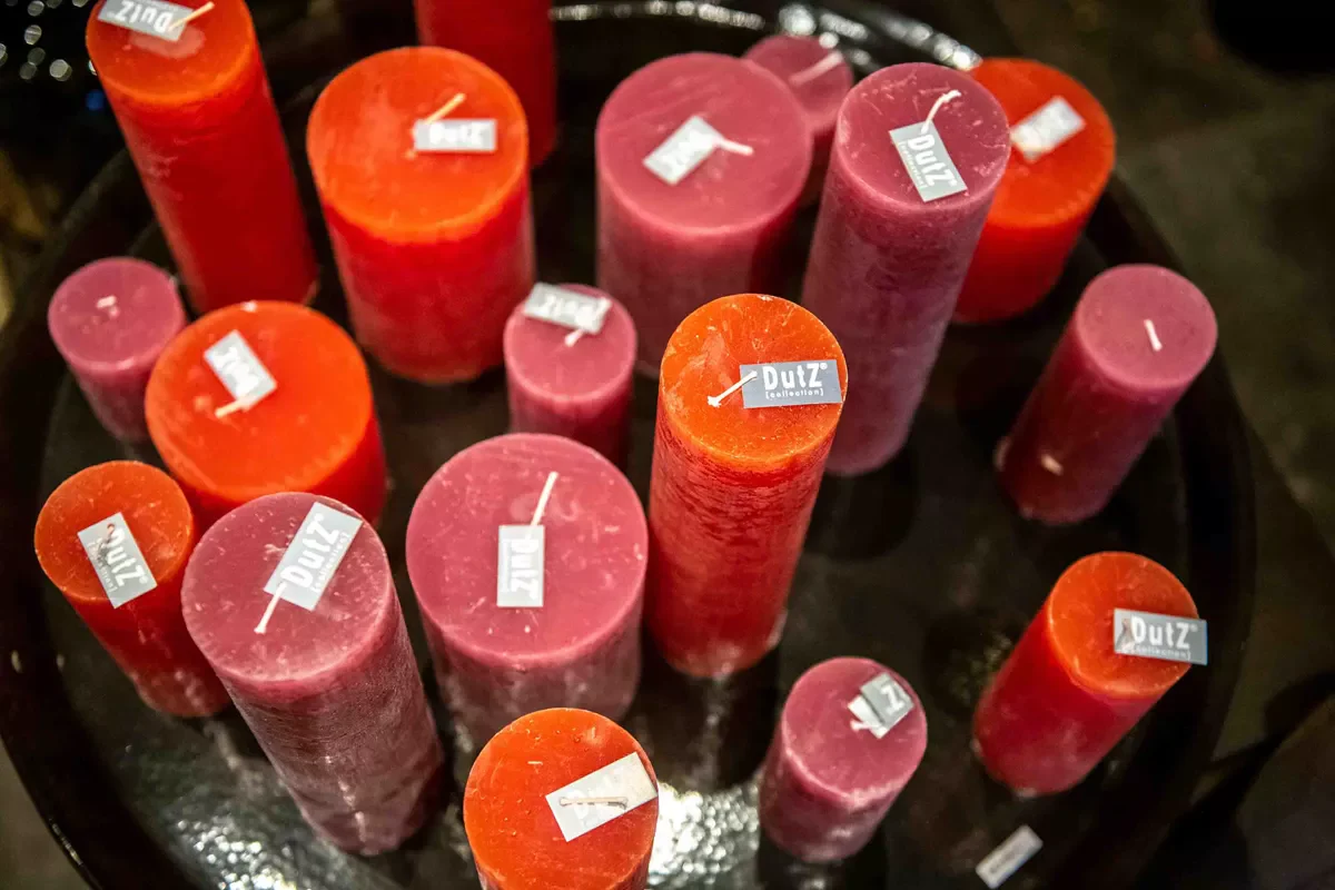 LUXURY RUSTIC CANDLE - FUCHSIA - Image 4
