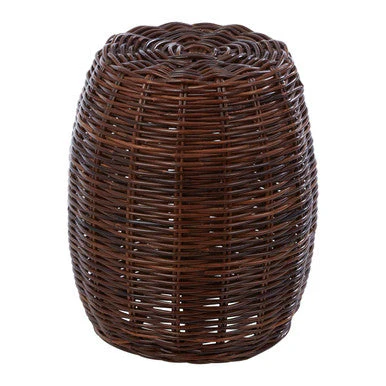 Maka Natural Croco Rattan Stool - Image 2