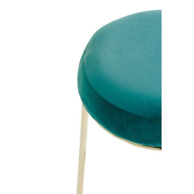 Manhattan Green Velvet Tall Bar Stool - Image 6