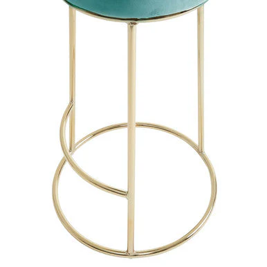 Manhattan Green Velvet Tall Bar Stool - Image 8
