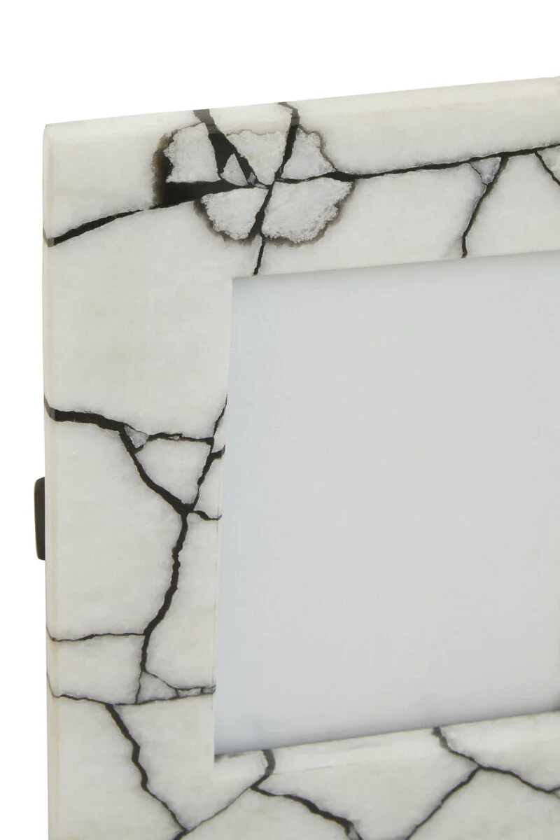 Marmara White and Black Marble 5In X 7In Large Photo Frame - Image 9