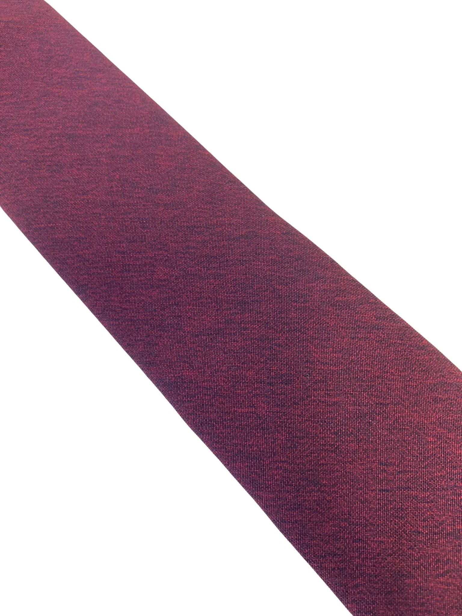 maroon purple cotton mens tie - Image 2