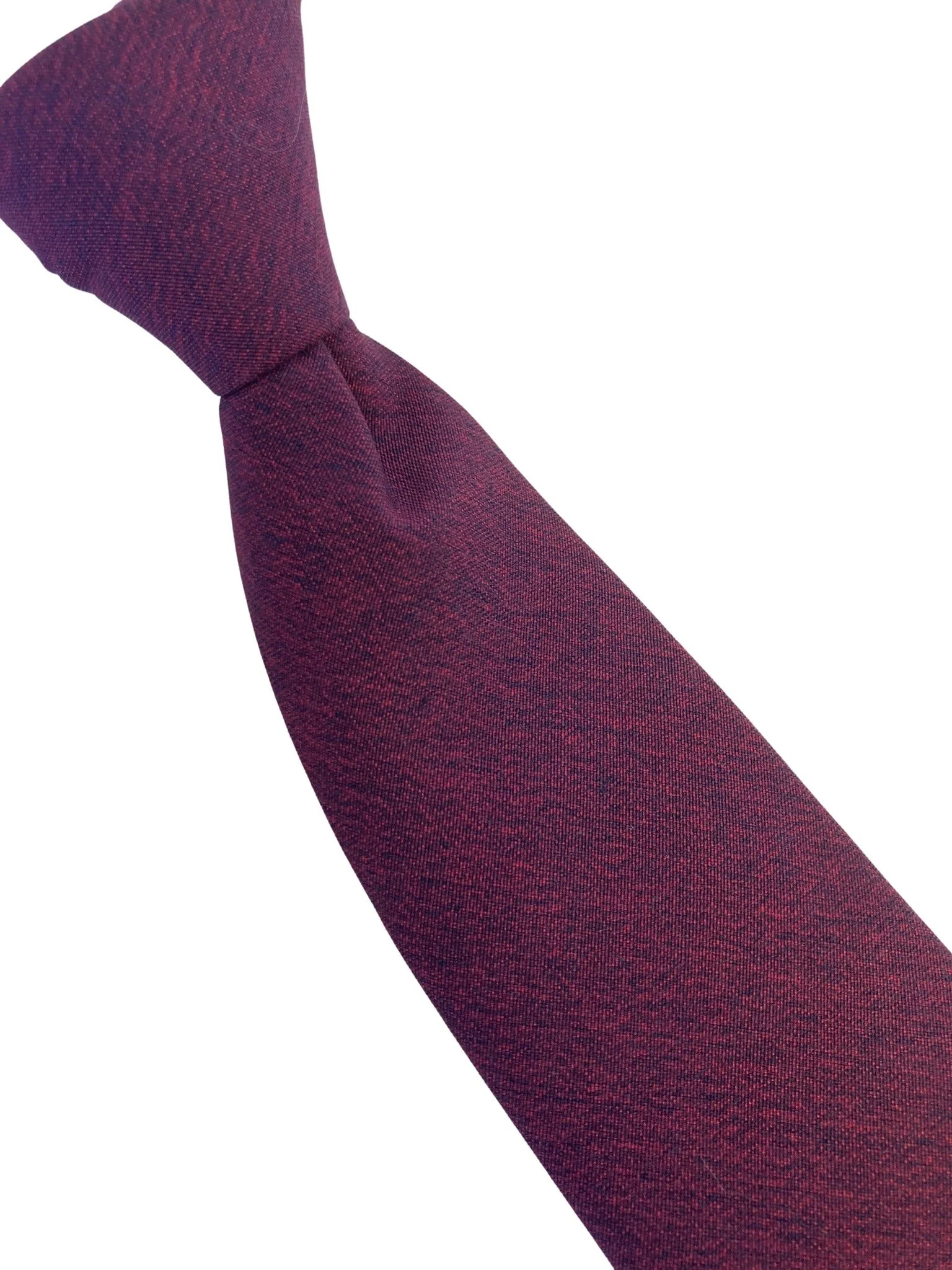 maroon purple cotton mens tie - Image 5