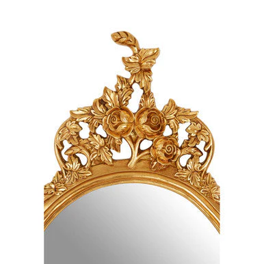 Marseille Gold Finish Round Wall Mirror - Image 3