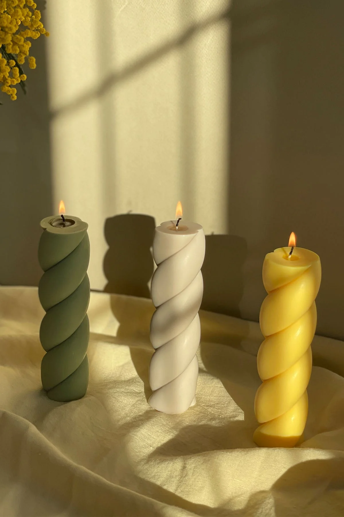 Marshmallow Shaped Pillar Candle - Image 4