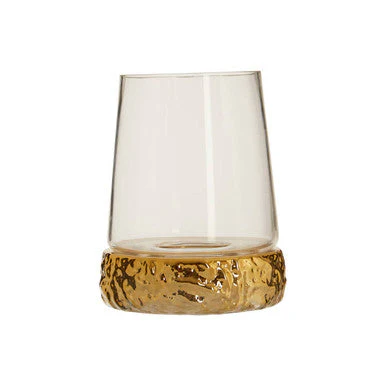Martele Small Gold Hurricane Candle Holder - Image 2