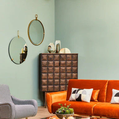 Matera Gold Wall Mirror With Ring - Image 3