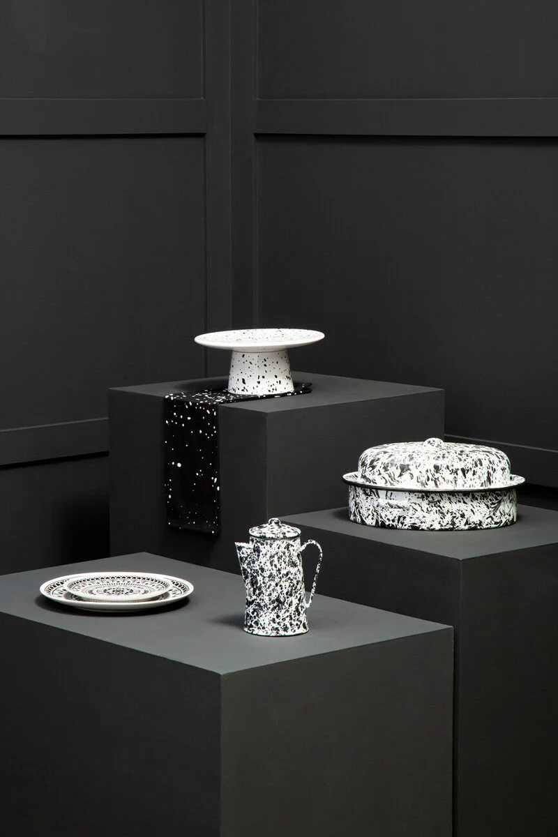 Maya 12 Piece Black And White Dinner Set - Image 13