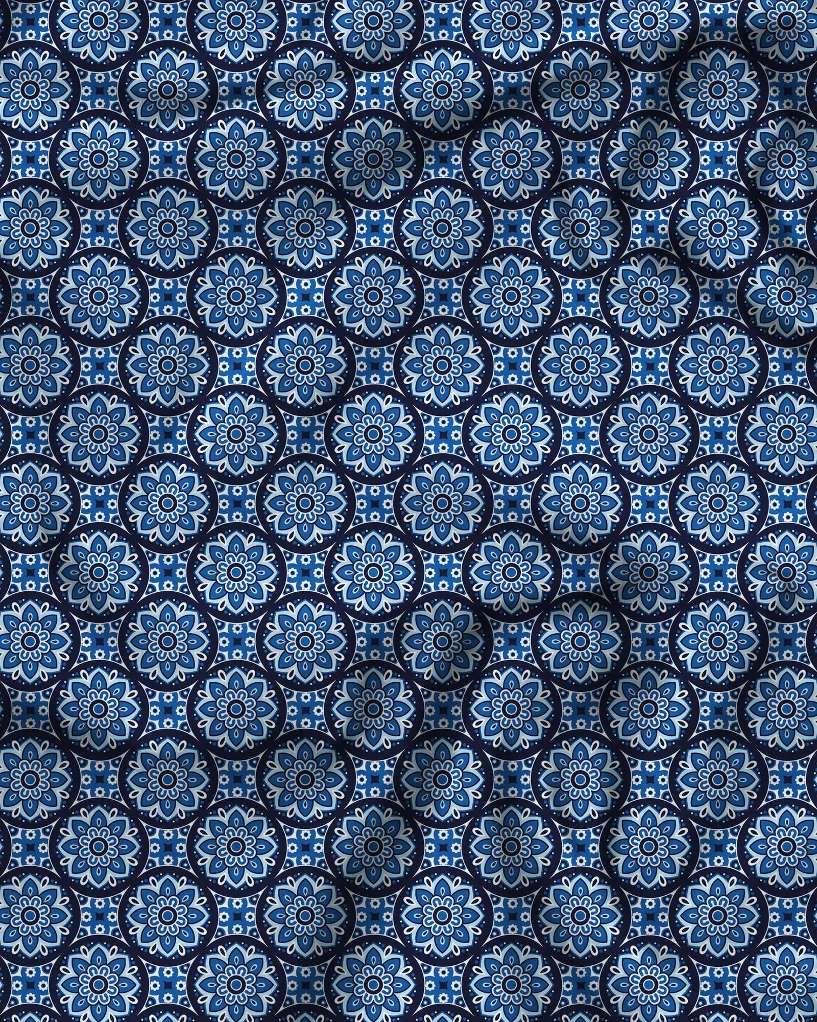 Mens Swim Shorts - Indigo Floral - Image 2