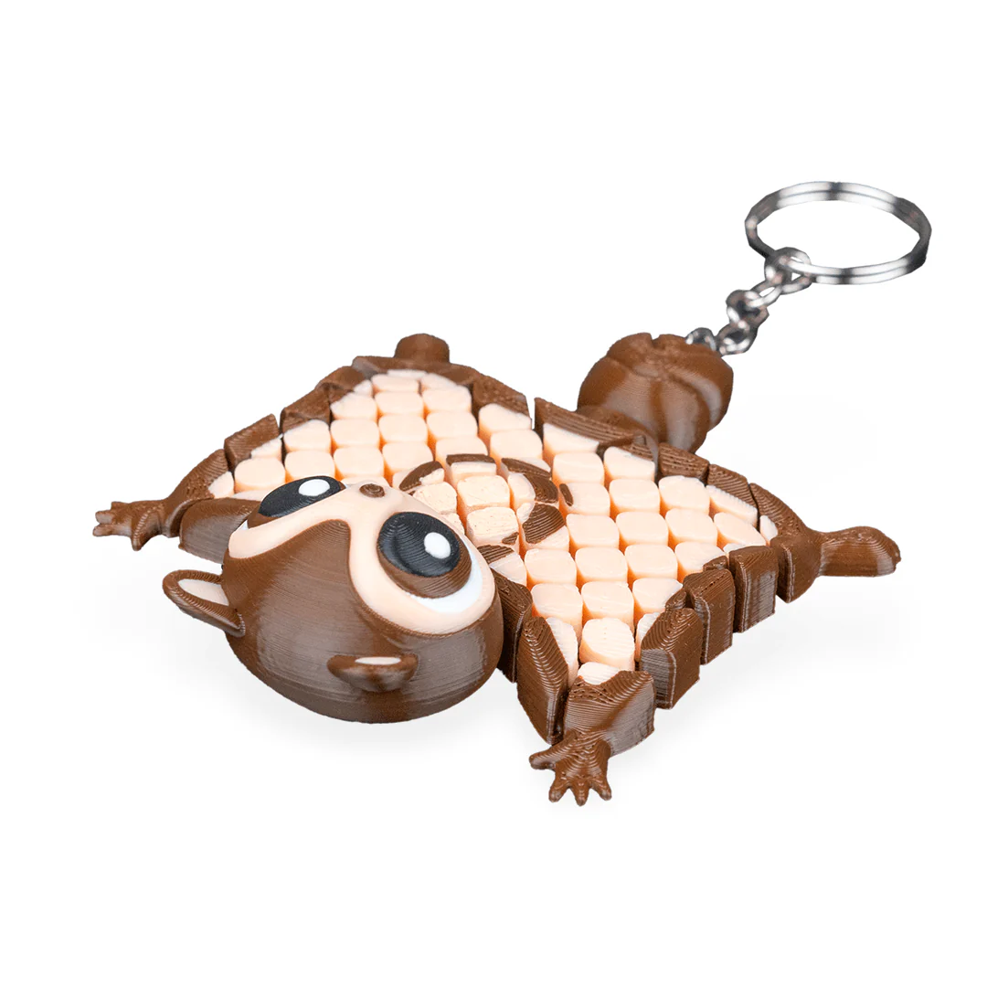 Merle the Flying Squirrel Keychain - The Cutest Bag Buddy - Image 2