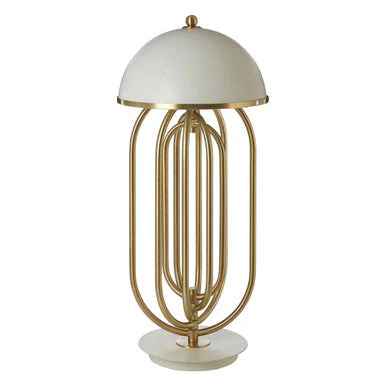 Metropolis Table Lamp with White shade - Image 4