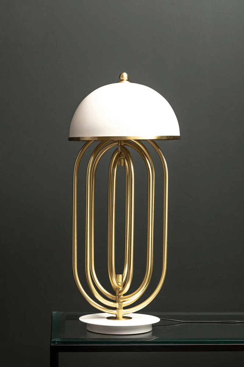 Metropolis Table Lamp with White shade - Image 6