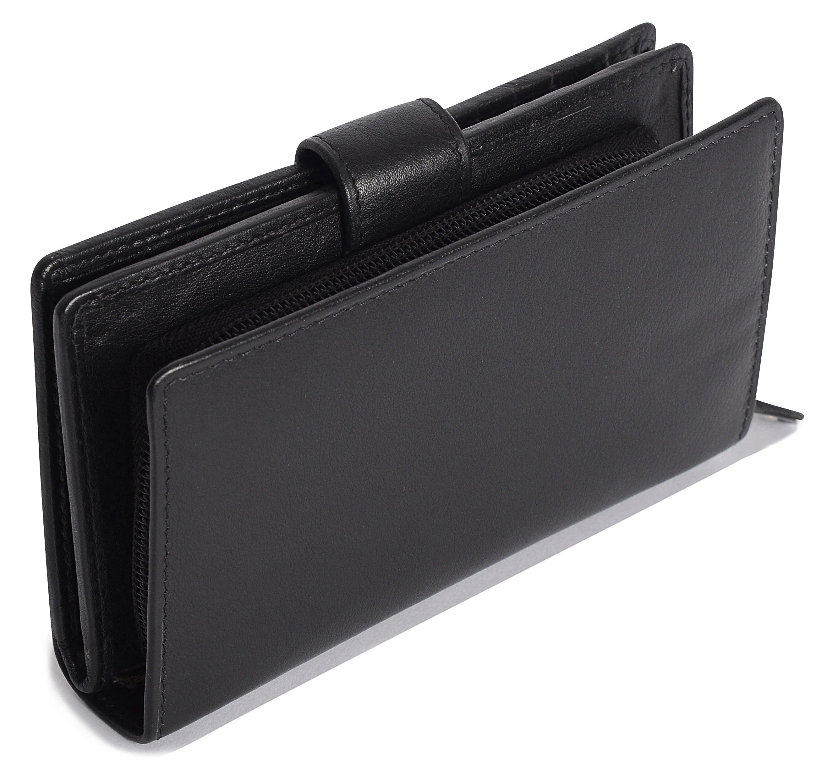 Mid-Size Leather Purse Wallet  "Holly" – Handmade by Saddler | RFID Protected & Gift Boxed - Image 15