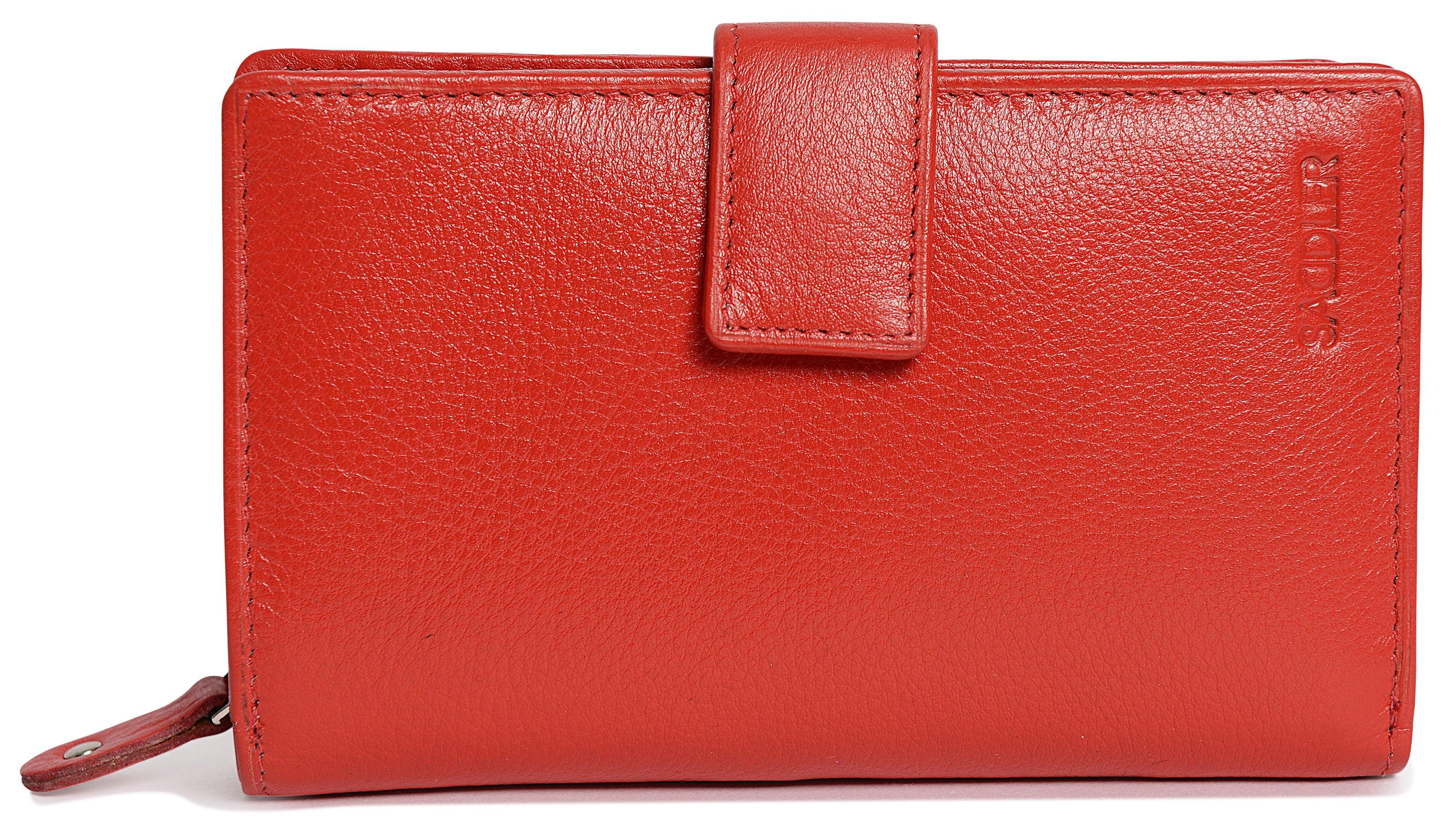 Mid-Size Leather Purse Wallet  "Holly" – Handmade by Saddler | RFID Protected & Gift Boxed - Image 34