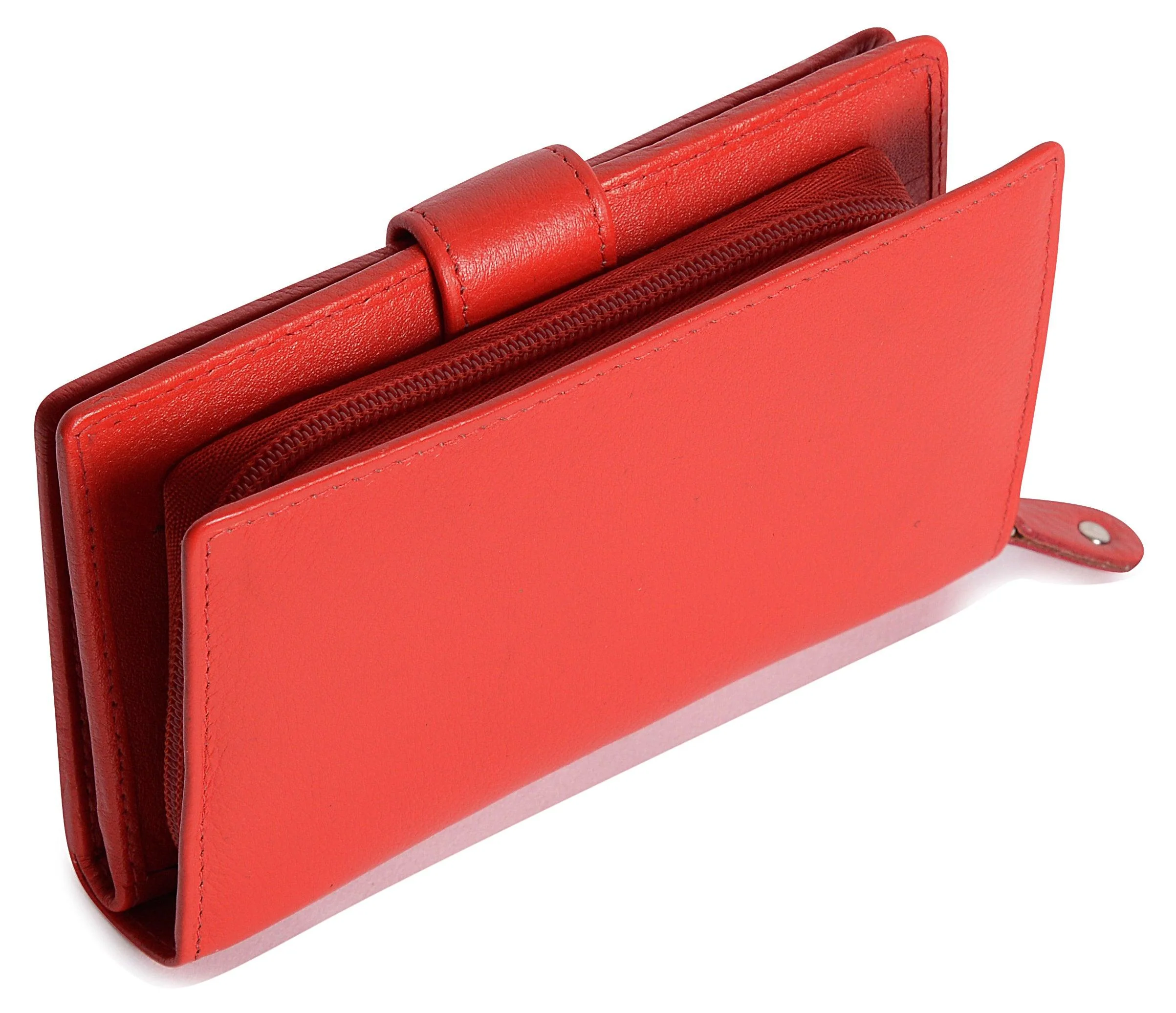 Mid-Size Leather Purse Wallet  "Holly" – Handmade by Saddler | RFID Protected & Gift Boxed - Image 36