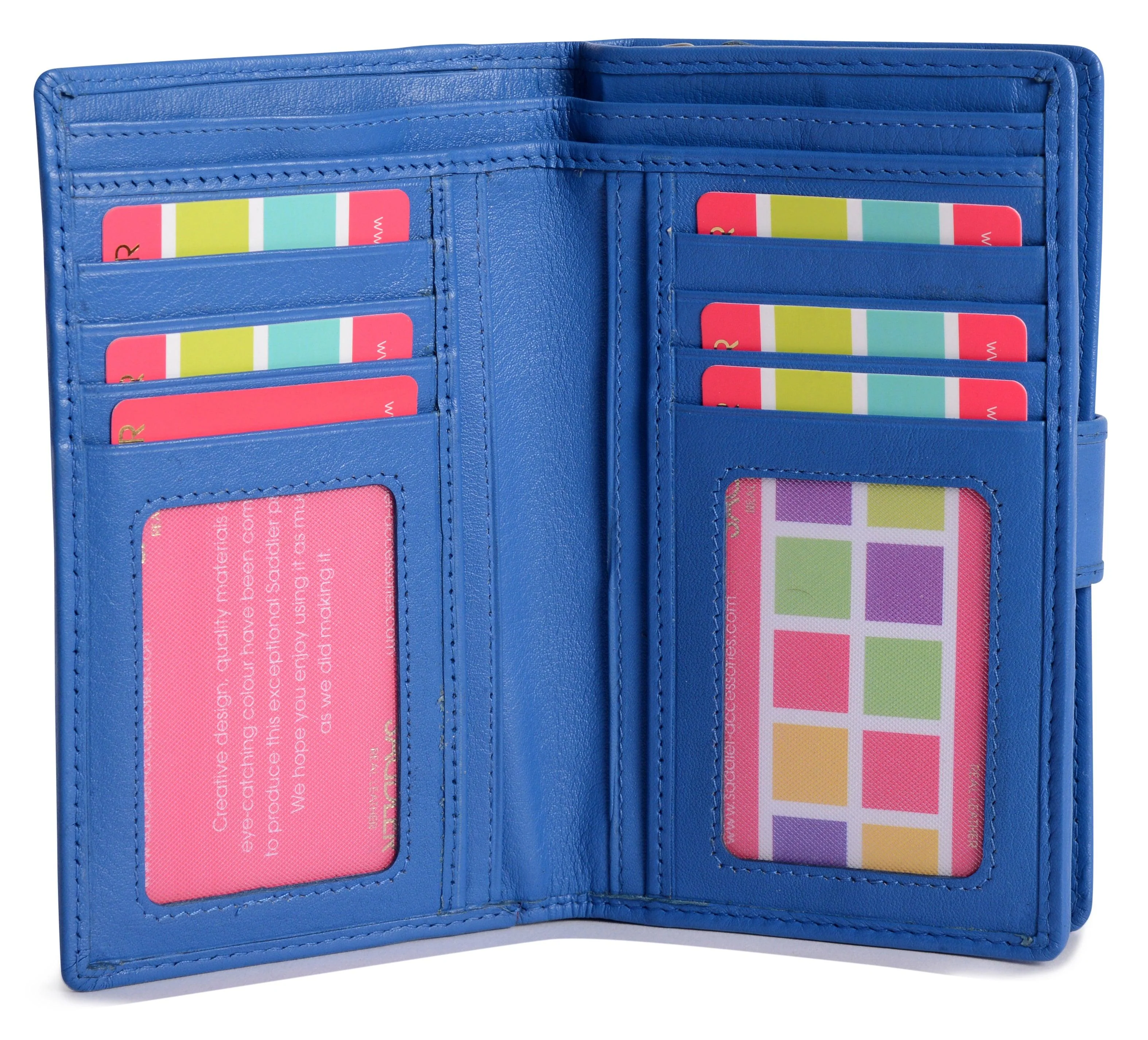 Mid-Size Leather Purse Wallet  "Holly" – Handmade by Saddler | RFID Protected & Gift Boxed - Image 7