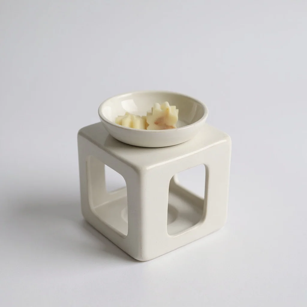 Milan Trio Ceramic Tea Light Wax Burner/Melter - Image 5