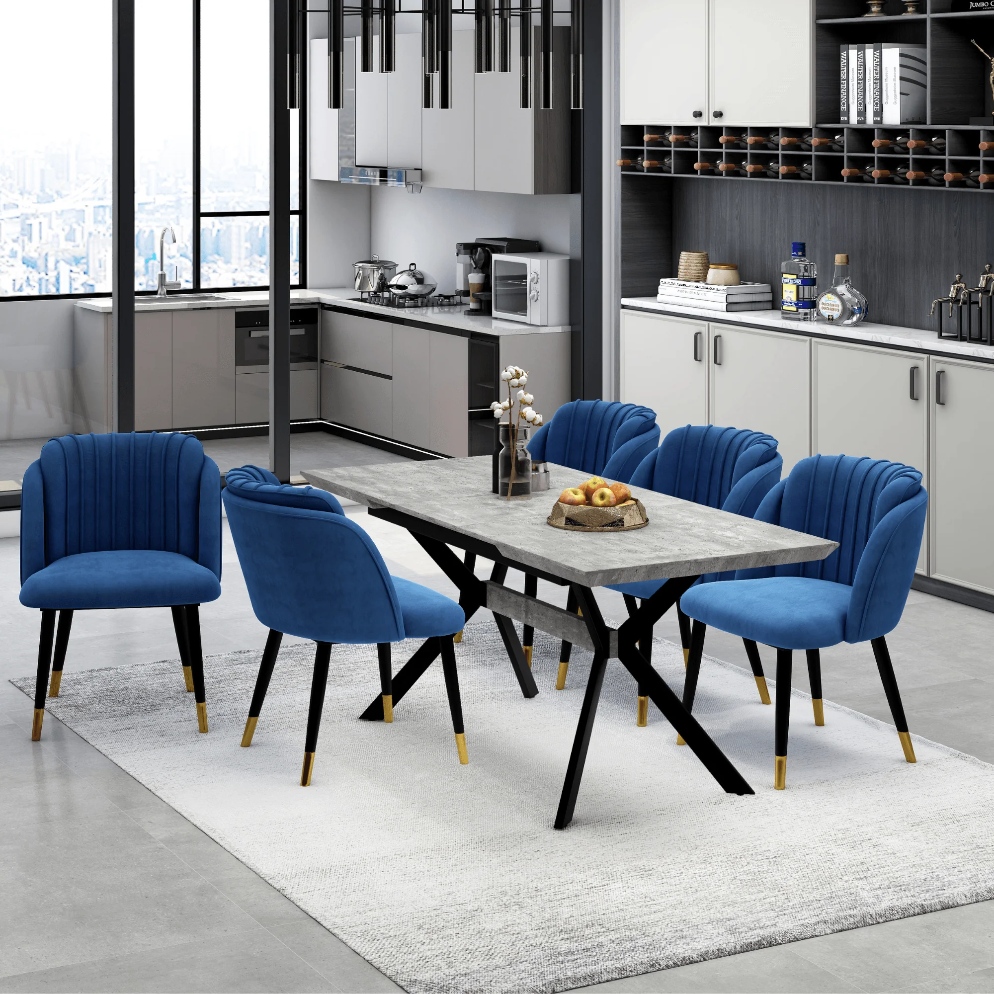 Milano velvet dining chair - Image 14