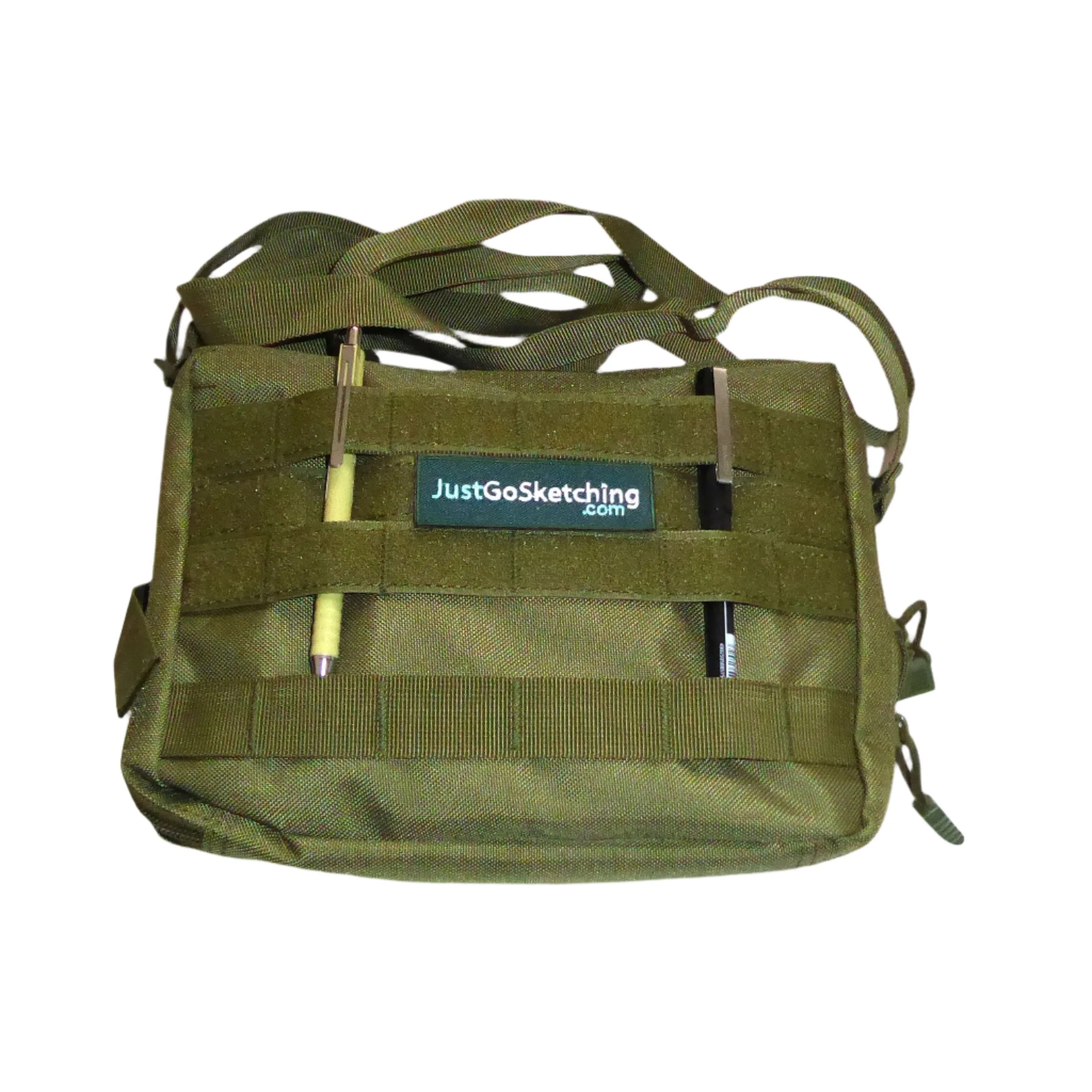 Military-Grade Nylon Sketching Case (Large) – Water-Resistant Art & Pen Organizer - Image 2