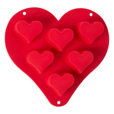 Mimo 6 Cup Heart Cake Pan - Image 2