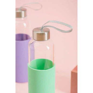 Mimo Glass Bottle With Mint Silicone Sleeve - Image 4