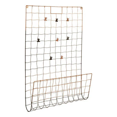 Mimo Wall Mount Magazine Rack With Clips - Image 3