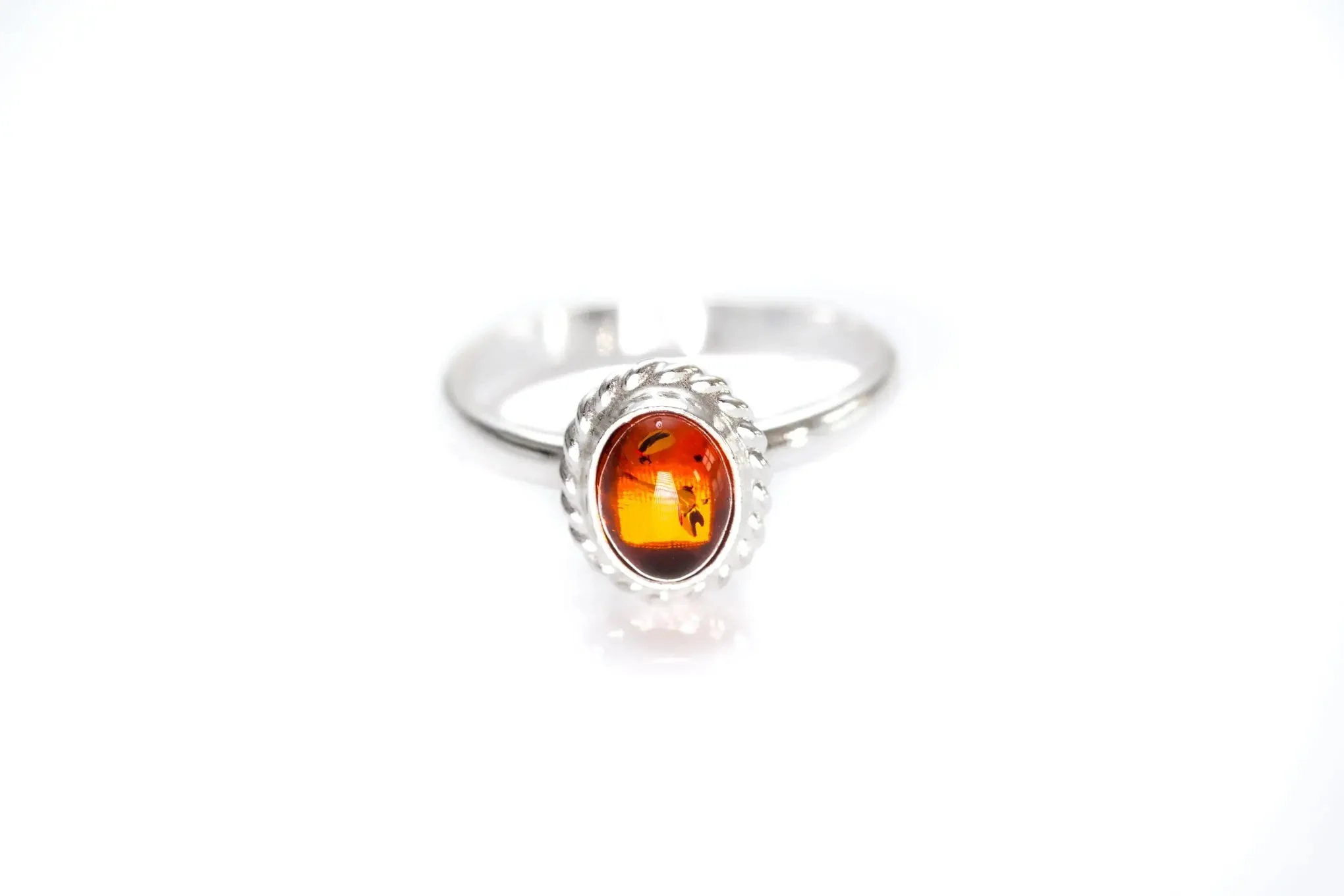 Mini Amber Quintessence Ring - Image 4