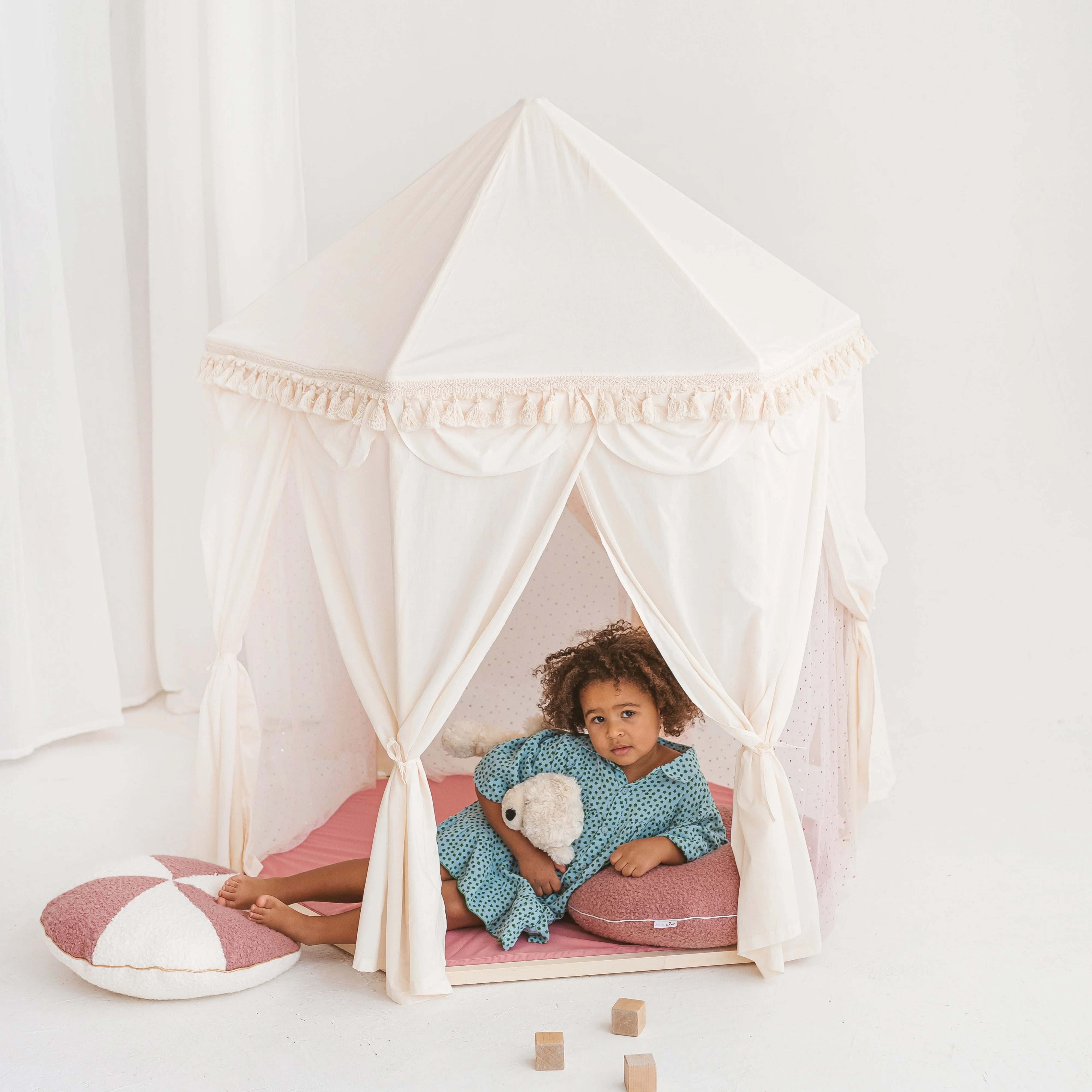 MINICAMP Boho Indoor Playhouse Tent in Pavilion Shape - Image 2