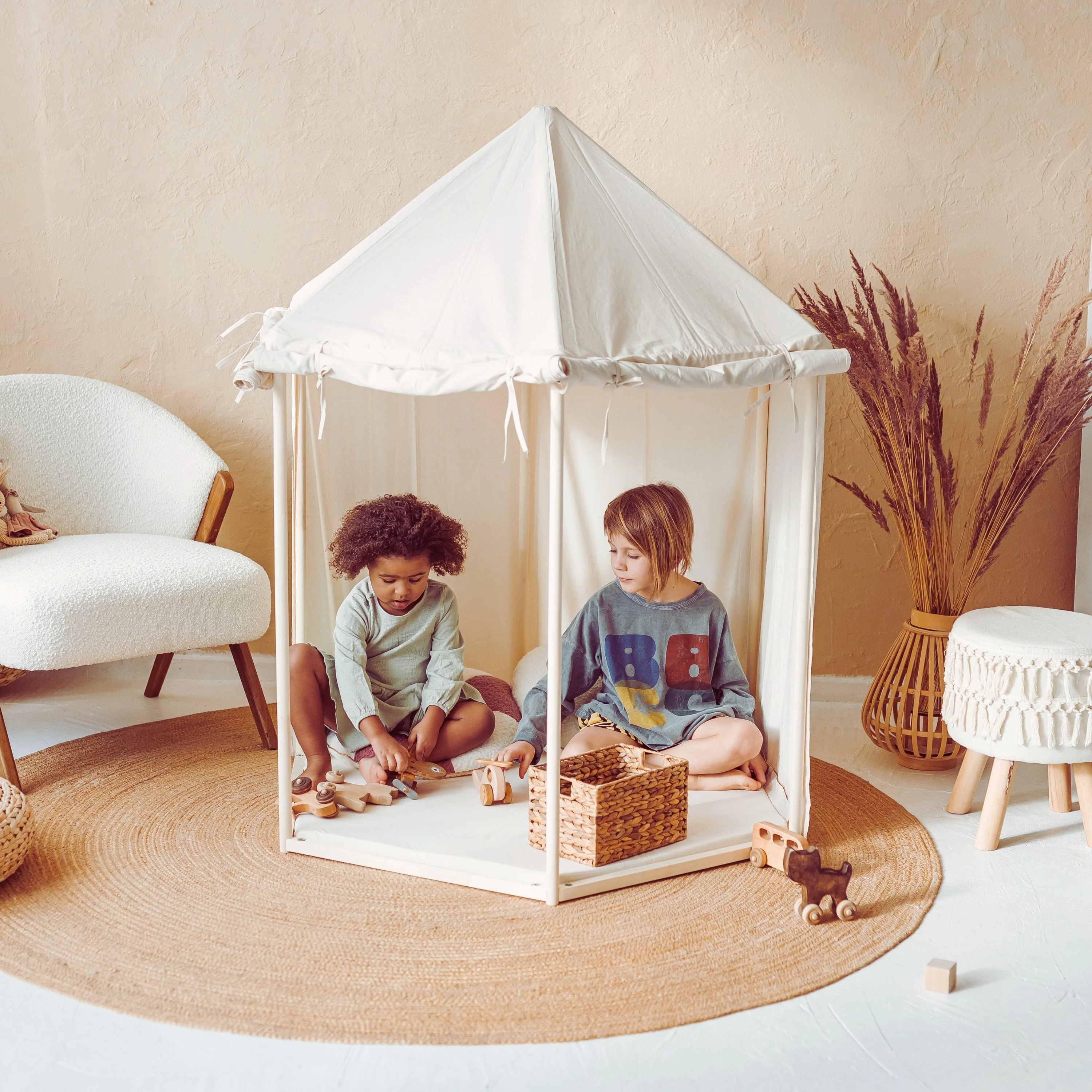 MINICAMP Indoor Playhouse Tent in Pavilion Shape - Image 3