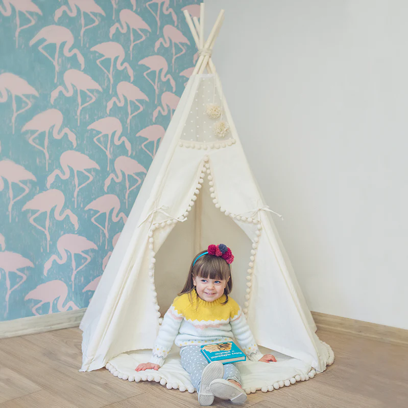 MINICAMP Original Play Tent with Pompoms - Image 7